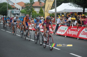 Finish of Robbie McEwen (Silence Lotto) and others in Aurillac (447x)