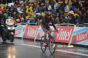 David Lopez Garcia  (Caisse d'Epargne) at the finish in Toulouse (508x)