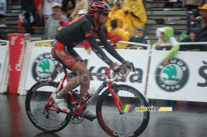 David Lopez Garcia  (Caisse d'Epargne) at the finish in Toulouse (2) (539x)