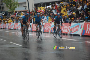 Marcus Burghardt, Adam Hansen & Bernhard Eisel (Team Columbia) at the finish in Toulouse (513x)