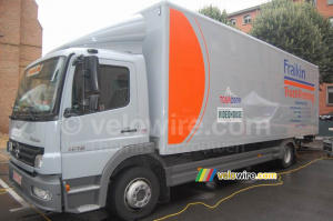 The truck with the technical material (488x)