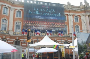 Orange's stand in the Village Départ in Toulouse (395x)