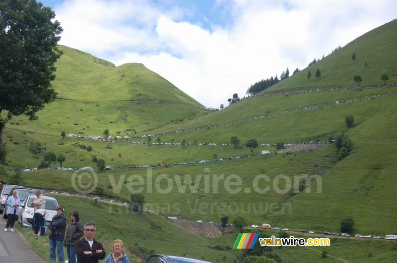 Spectators on the Col de Peyresourde (1)