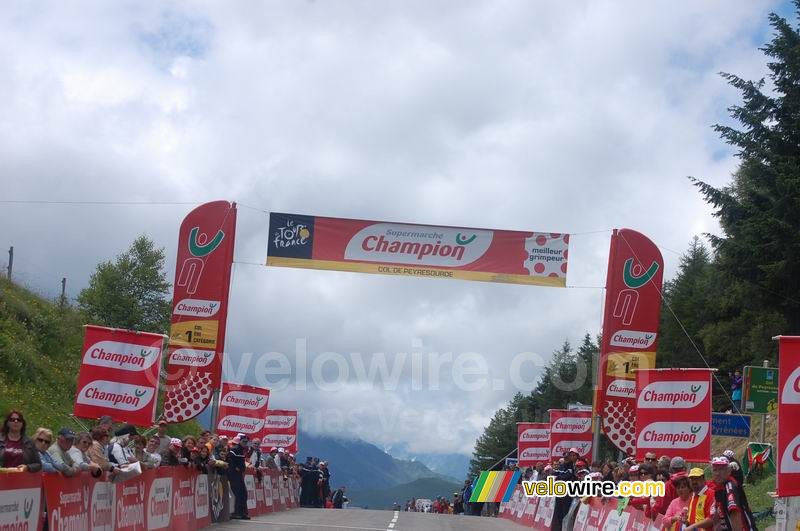 The top of the Col de Peyresourde