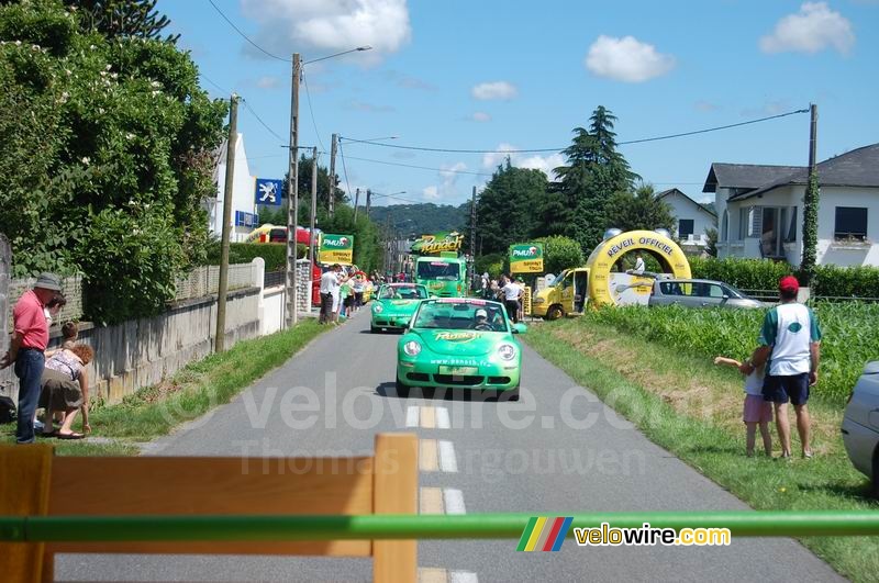 Panach' rijdt voorbij de wekkers van Ricor in Lamarque-Pontacq