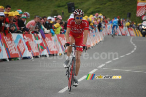 David Moncoutié (Cofidis) at the finish on Hautacam (839x)
