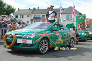 La caravane publicitaire Ancel à Lannemezan (440x)