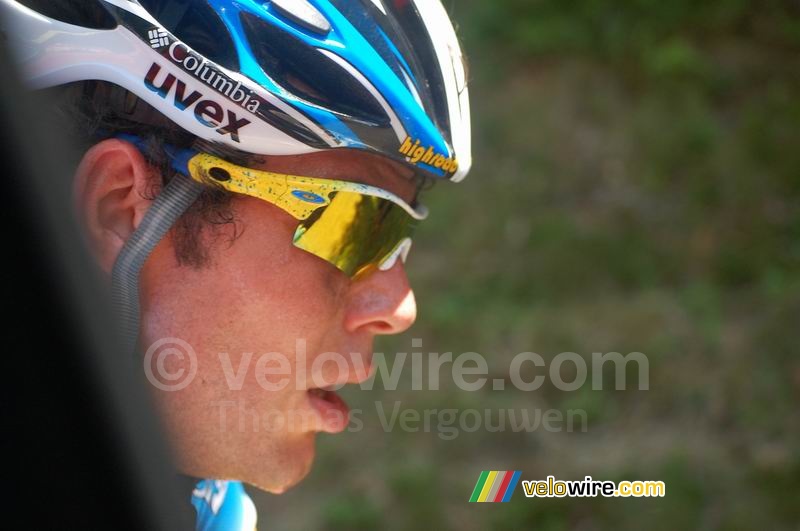 Mark Cavendish (Team Columbia) - gros plan