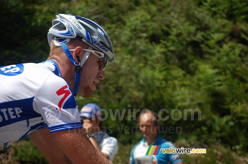 Sébastien Rosseler (Quick Step) - gros plan