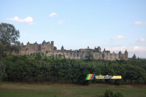 View from my hotel room on the Cité de Carcassonne (399x)