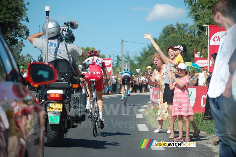 Niki Terpstra (Milram) takes a lead on Florent Brard (Cofidis) (2)