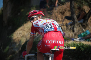 Florent Brard (Cofidis) juste avant que le peloton le rattrape (420x)