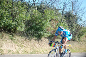 Niki Terpstra (Milram) juste avant d'être repris par le peloton (716x)