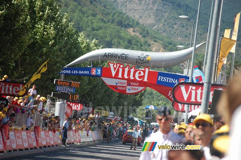 The finish in Digne-les-Bains