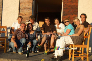 The whole group: Eric, Patrice, Cécile, Jacques, Fabien, Marie-Atéa, Dominique, Lydie & Fred (961x)