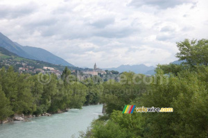 The La Durance river in Embrun (379x)