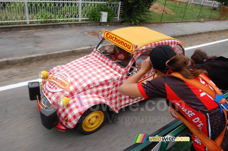 Caisse d'Epargne groet Cochonou !