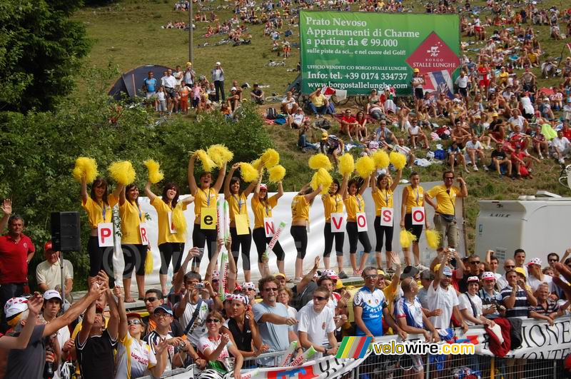 Les pompon girls de Prato Nevoso