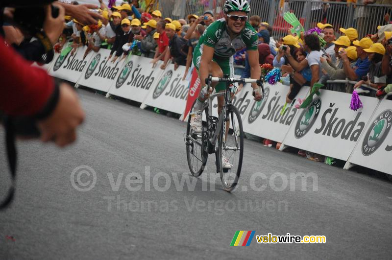 Simon Gerans (Crédit Agricole) wint in Prato Nevoso (IT)