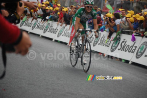 Simon Gerans (Crédit Agricole) remporte l'étape à Prato Nevoso (IT) (580x)