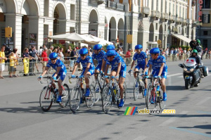 The cadets juniors at the start in Cuneo (689x)
