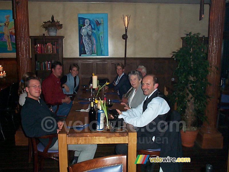 Restaurant après remise de diplômes