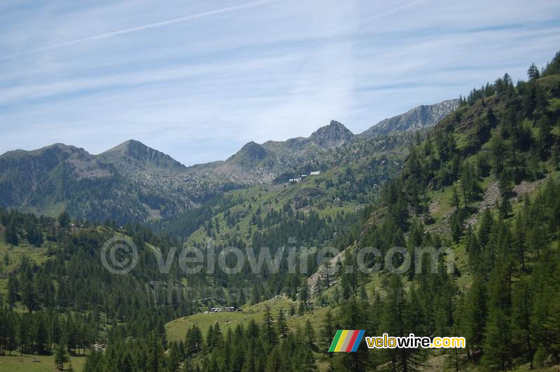 Uitzicht vanaf de Col de la Lombarde