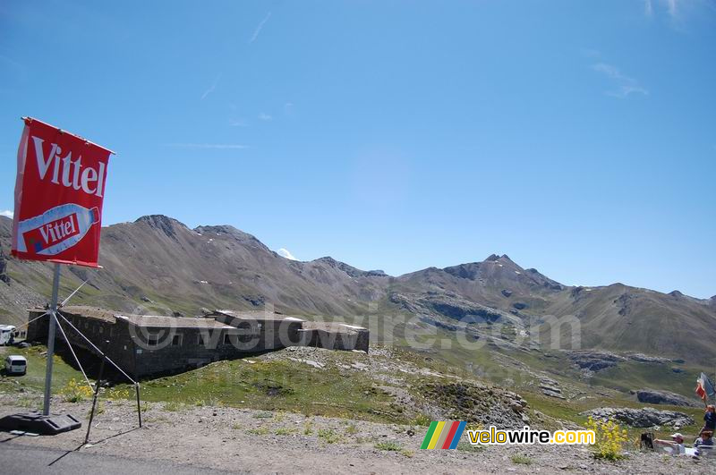 Een militaire basis op de Cime de la Bonette Restefond