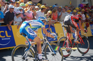 Tadej Valjavec (AG2R La Mondiale) & Nicolas Portal (Caisse d'Epargne) (678x)