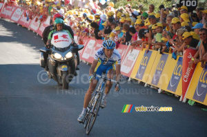 Stéphane Goubert (AG2R La Mondiale) à l'arrivée à Jausiers (509x)