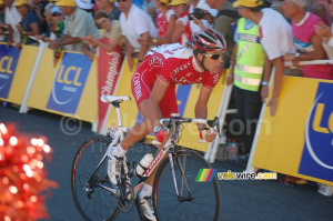 Amaël Moinard (Cofidis) à l'arrivée à Jausiers (589x)