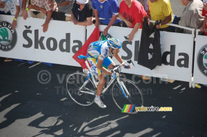 Stéphane Goubert (AG2R La Mondiale) à l'Alpe d'Huez (763x)