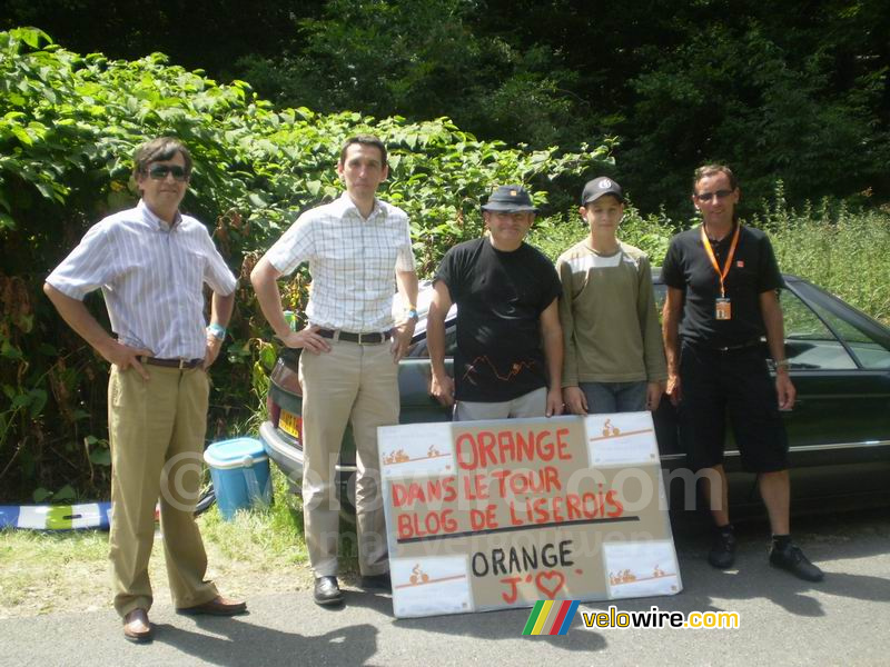 Liserois en Bastien, fans van de blog Orange dans le Tour