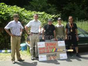 Liserois et Bastien, fans du blog Orange dans le Tour (523x)