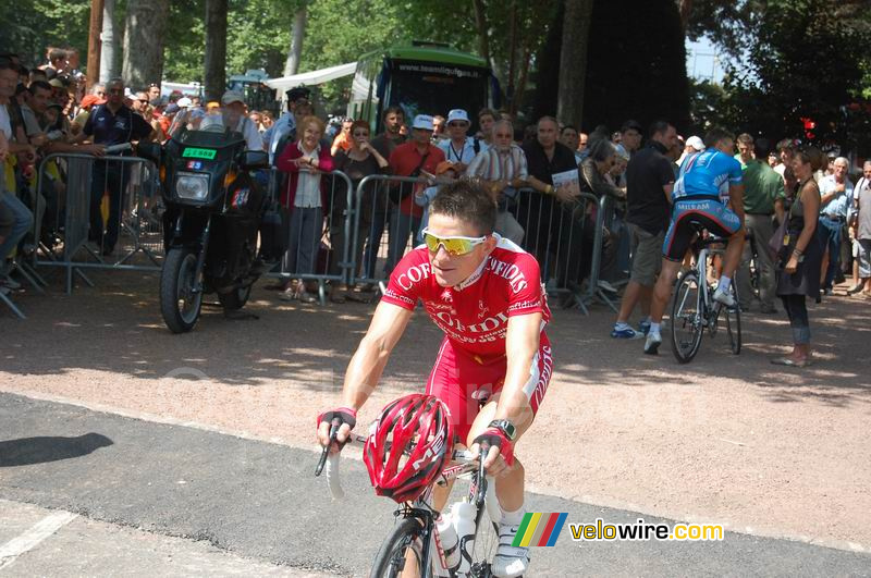 Samuel Dumoulin (Cofidis) à Roanne (1)