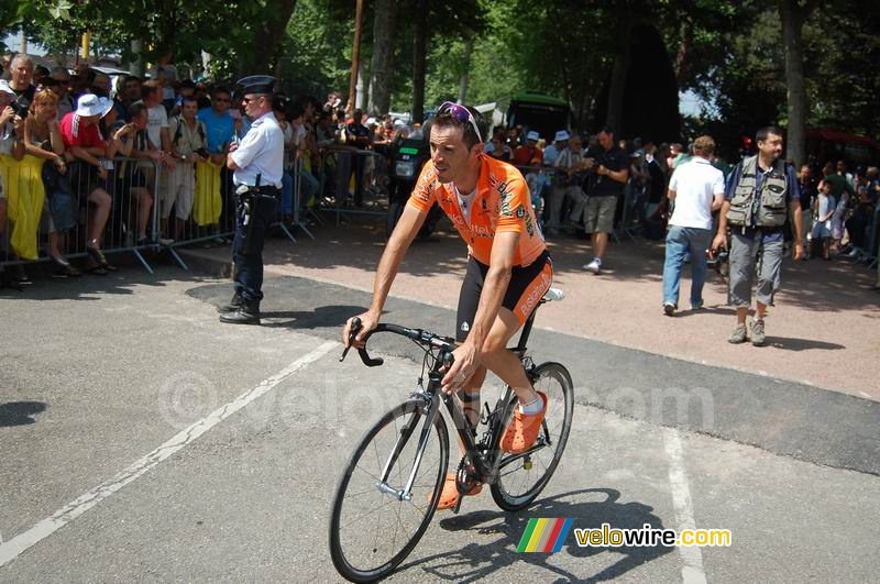 Samuel Sanchez (Euskaltel-Euskadi) à Roanne