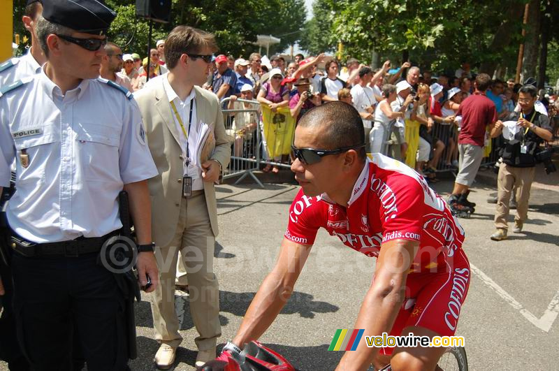 Leonardo Duque (Cofidis) in Roanne