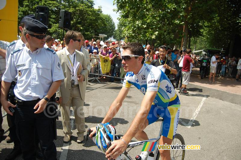 Hubert Dupont (AG2R La Mondiale) à Roanne