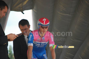Marco Marzano (Lampre) au départ de son contre la montre à Cérilly (604x)