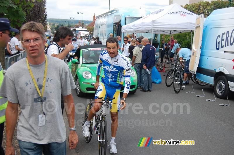 Cyril Dessel (AG2R La Mondiale) à Cérilly