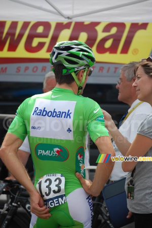 Oscar Freire (Rabobank) avant le départ à Cérilly (895x)