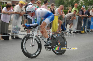 Ryder Hesjedal (Garmin Chipotle) à l'arrivée à Saint-Amand-Montrond (882x)