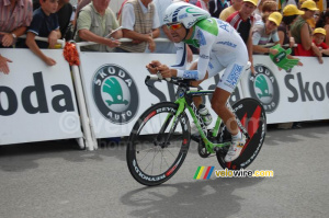 Eduardo Gonzalo Ramirez (Agritubel) à l'arrivée à Saint-Amand-Montrond (1208x)