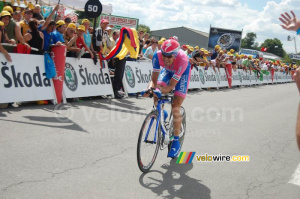 Marzio Bruseghin (Lampre) à l'arrivée à Saint-Amand-Montrond (768x)
