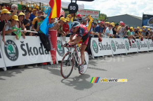 Mario Aerts (Silence Lotto) à l'arrivée à Saint-Amand-Montrond (723x)