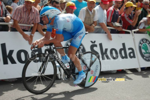 Stefan Schumacher (Gerolsteiner) à l'arrivée à Saint-Amand-Montrond (679x)
