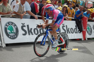 Sylvester Szmyd (Lampre) à l'arrivée à Saint-Amand-Montrond (939x)