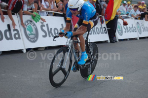 Konstantsin Tsiutsou (Columbia) à l'arrivée à Saint-Amand-Montrond (691x)