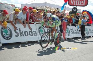 Roman Kreuziger (Liquigas) à l'arrivée à Saint-Amand-Montrond (743x)