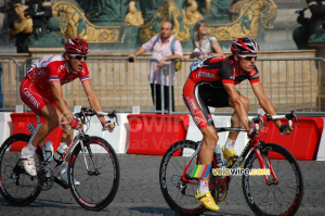 Luis Leon Sanchez (Caisse d'Epargne) & Florent Brard (Cofidis) (527x)